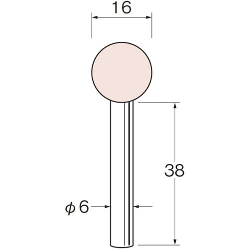 リューター 軸付砥石
