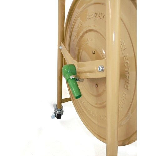 ハタヤ ホースリール 50m5分防藻ホース付 キャ