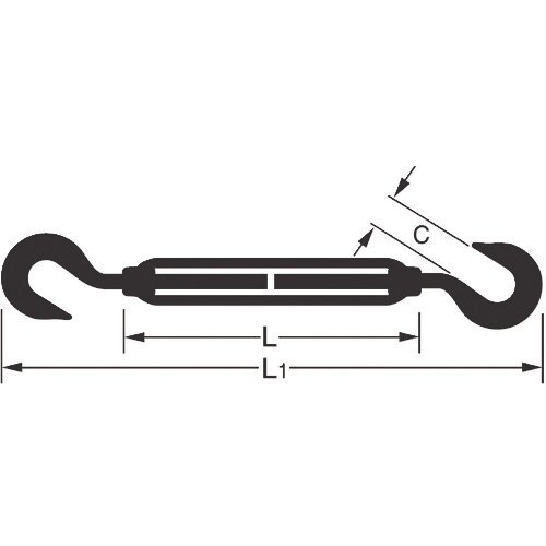 ニッサチェイン ステンターンバックル 6mm (1