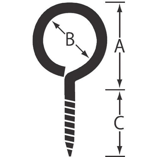 ニッサチェイン ステンレスヒートン (100個入)
