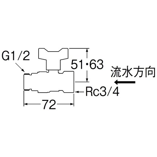 SANEI 逆止付ボールバルブ