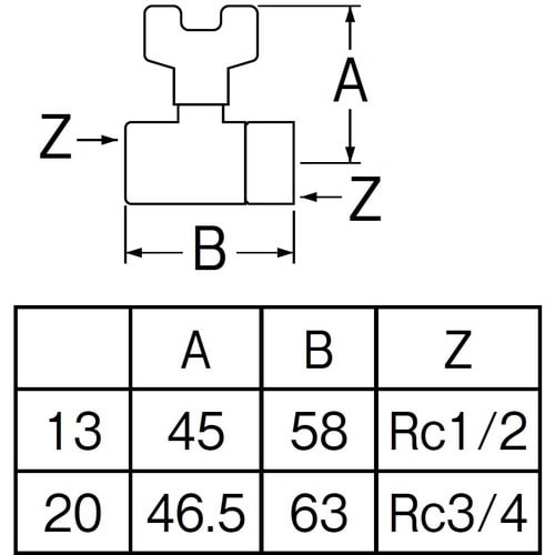 SANEI メネジボールバルブ