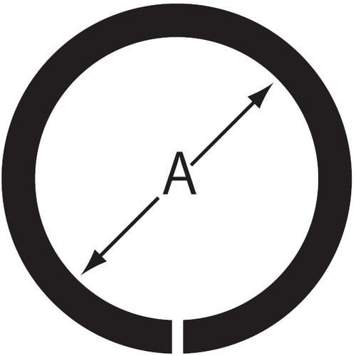 ニッサチェイン 金色アルミリング (500個入)