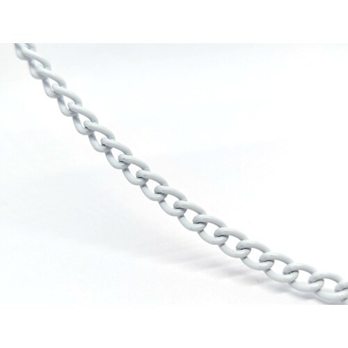 ニッサチェイン 鉄カラーマンテル 15m巻 白