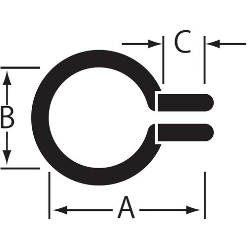 ニッサチェイン 鉄カラー二重 15m巻 白