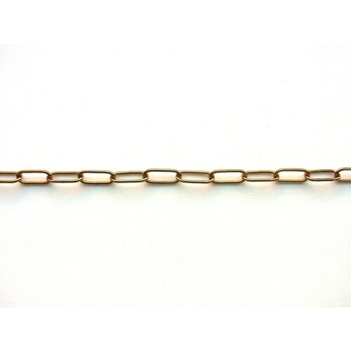 ニッサチェイン 鉄カラーリンクC 15m巻 金