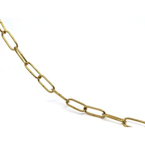 ニッサチェイン 鉄カラーリンクC 15m巻 金