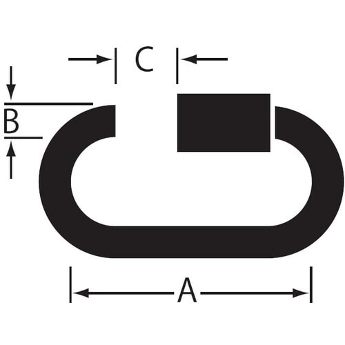 ニッサチェイン スクリュージョイント 6mm 黒
