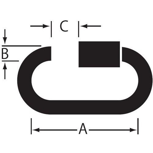 ニッサチェイン スクリュージョイント 6mm 黒