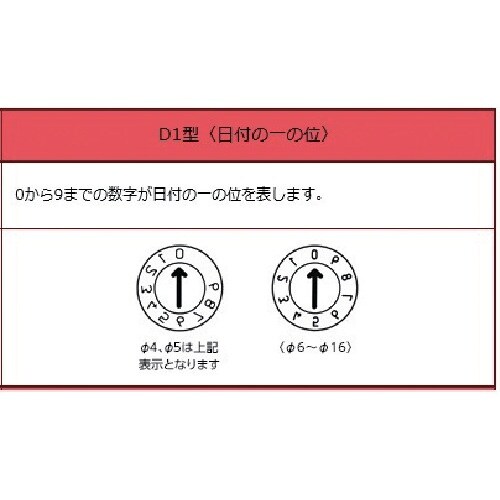 浦谷 金型デートマークSD型 外径4mm