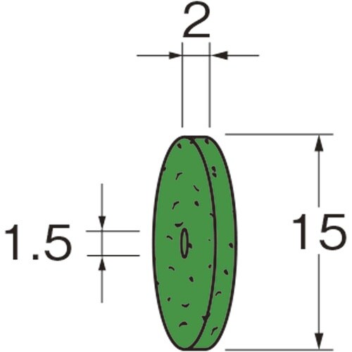 リューター ホイール型フェルトバフホイール型幅(m