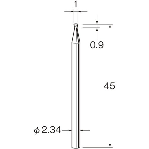 リューター 精密加工用超硬カッター