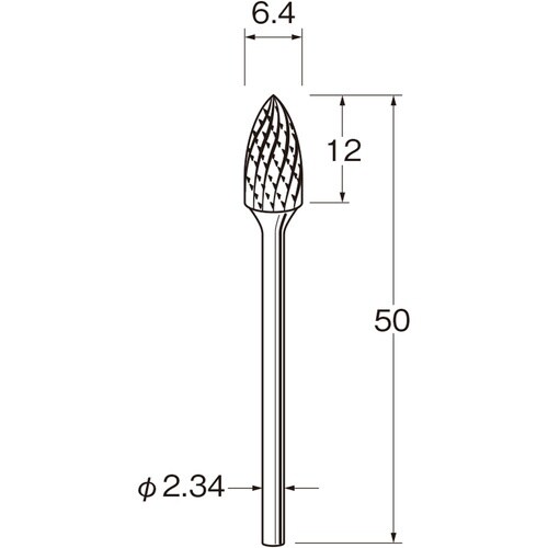 リューター 精密加工用超硬カッター