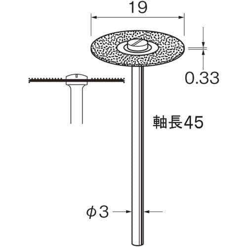 リューター 電着ダイヤモンドディスクD9114