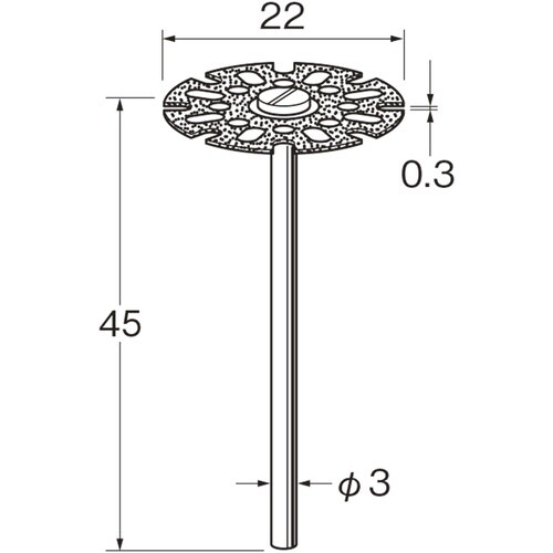 リューター メタルボンドダイヤモンドディスク