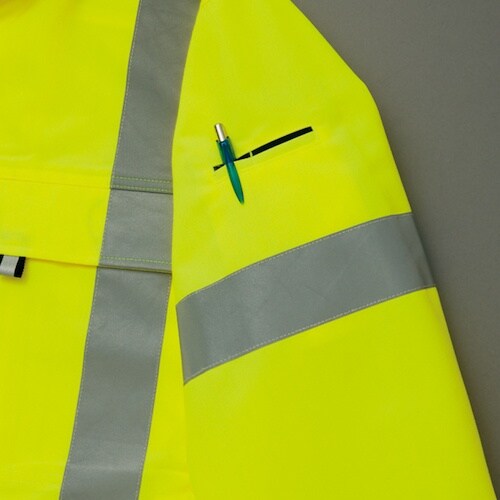 アイトス 高視認作業ブルゾンハイパーイエローLL