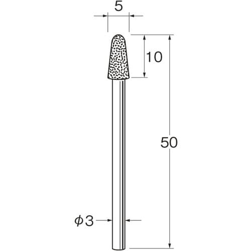 リューター ハイメタルボンド軸付ダイヤモンド砥石(
