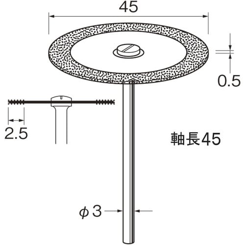 リューター 電着ダイヤモンドディスクD9652