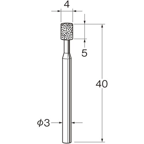 リューター ハイメタルボンド軸付ダイヤモンド砥石(