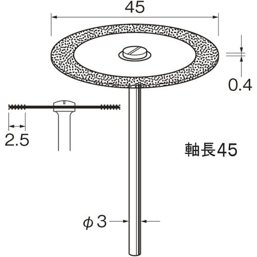 リューター 電着ダイヤモンドディスクD9651