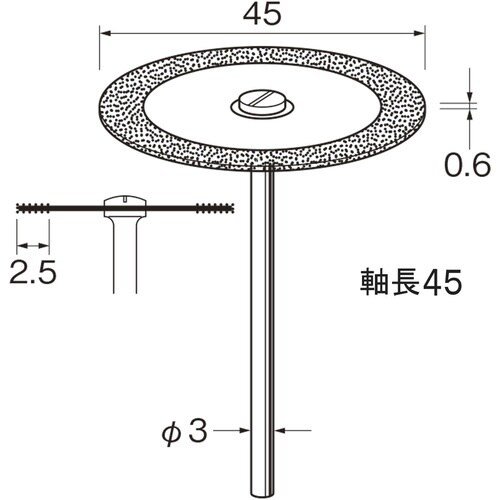 リューター 電着ダイヤモンドディスクD9653