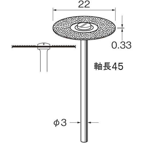 リューター 電着ダイヤモンドディスクD9124