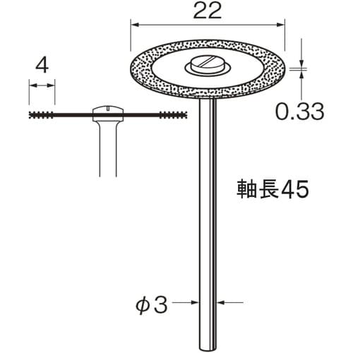リューター 電着ダイヤモンドディスクD9327