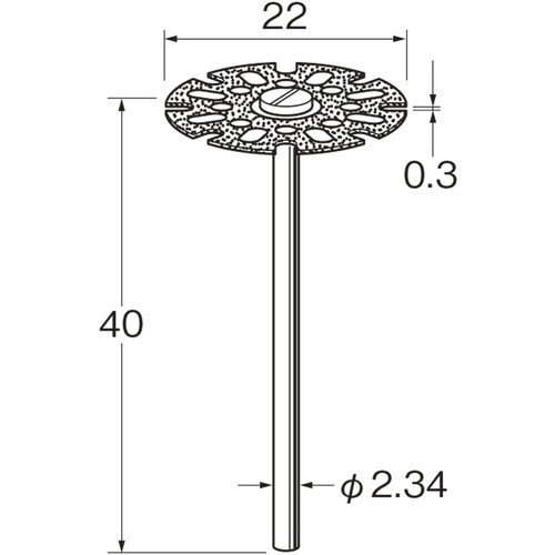 リューター メタルボンドダイヤモンドディスク