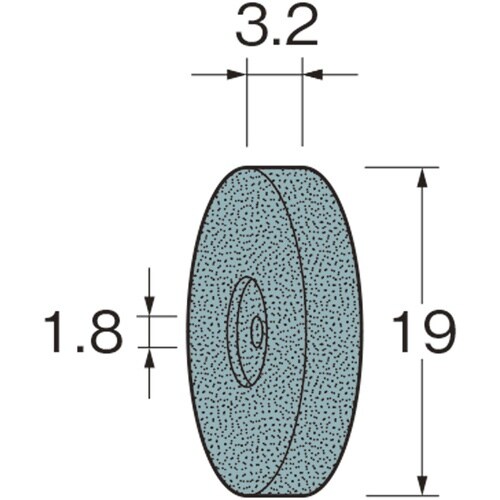 リューター ホイール型砥石(カーボンランダムホイー