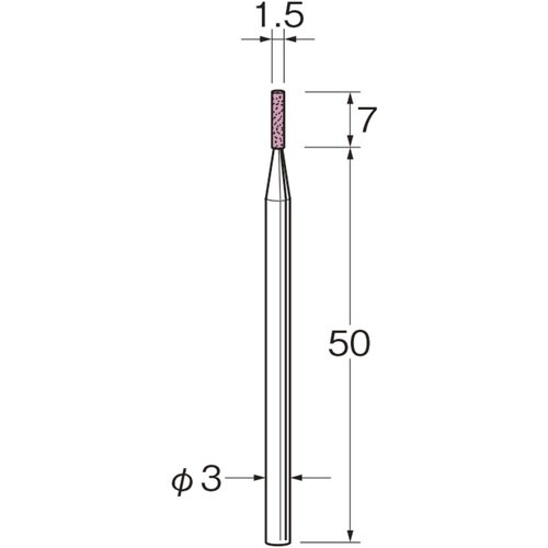 リューター 軸付砥石