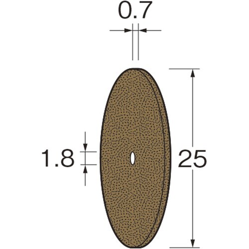 リューター ホイール型砥石(カッティングディスク)