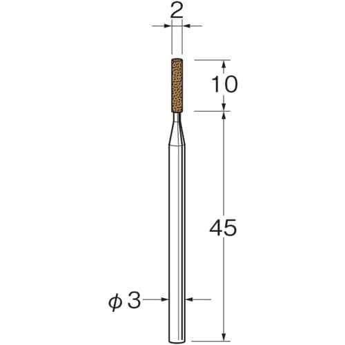 リューター 機械研削用軸付砥石(インターナル研削用