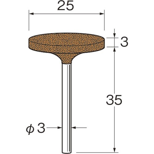 リューター 軸付砥石