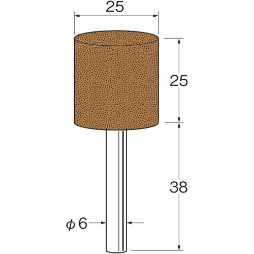 リューター 軸付砥石