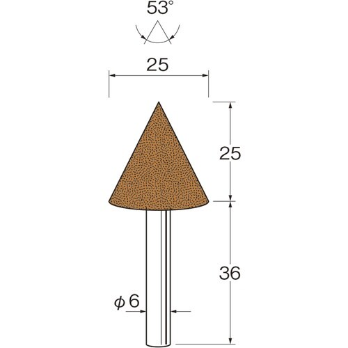 リューター 軸付砥石