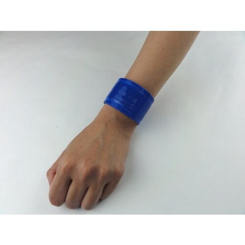 ミズケイ 反射リストバンド<ブルー>2個入