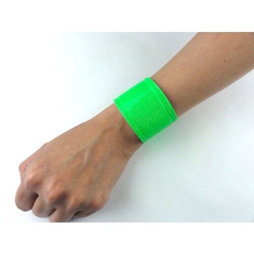 ミズケイ 反射リストバンド<グリーン>2個入