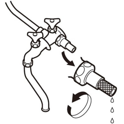 SANEI 水抜キャップナット