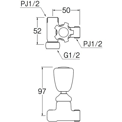 SANEI 分岐バルブ