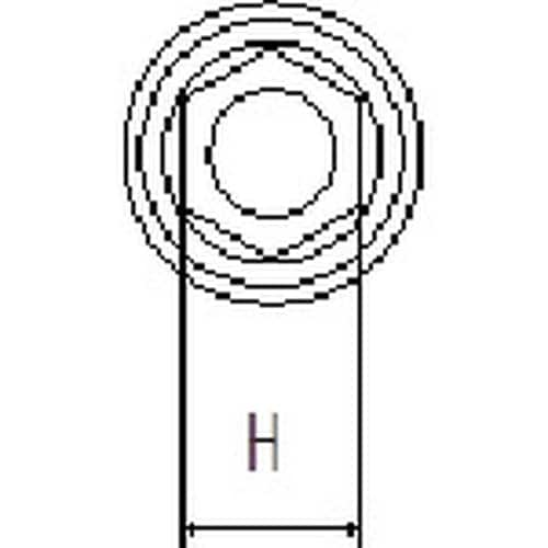 近江 差込四角12.7 ショートソケット H14