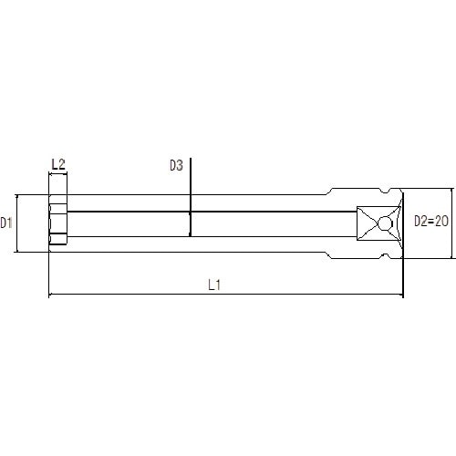 近江 差込四角9.52 ディープソケット H8 全