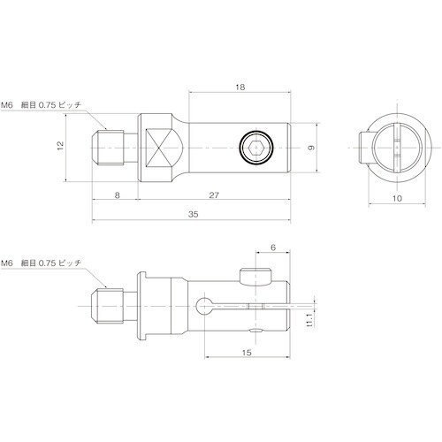 リューター LS−45用 砥石ホルダーT1.1
