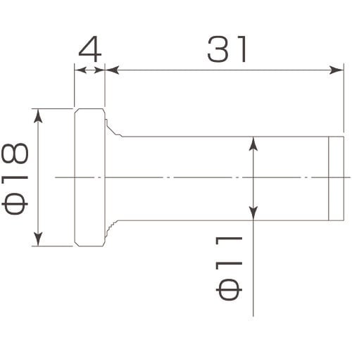 MK シングルフック 座無 マットブラック