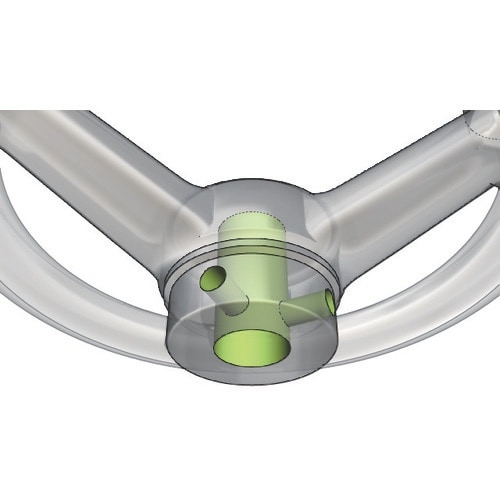 イマオ ハンドル ディスク型アルミニウムハンドル車
