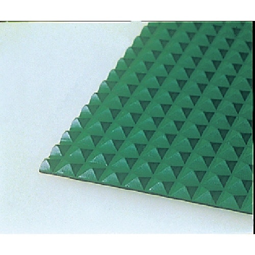 テラモト ビニール長マットピラミッド型 緑