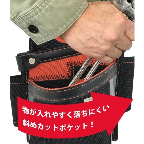 KH SAKURA 腰袋 小 ホルダー付 オレンジ