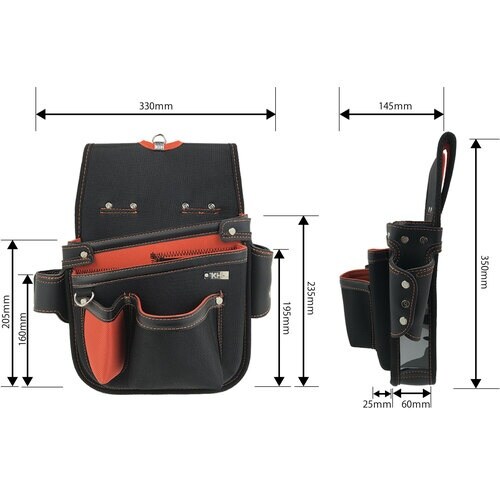 KH SAKURA 釘袋 オレンジ