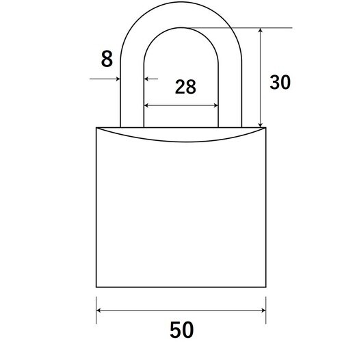 WAKI ステンレス吊南京錠