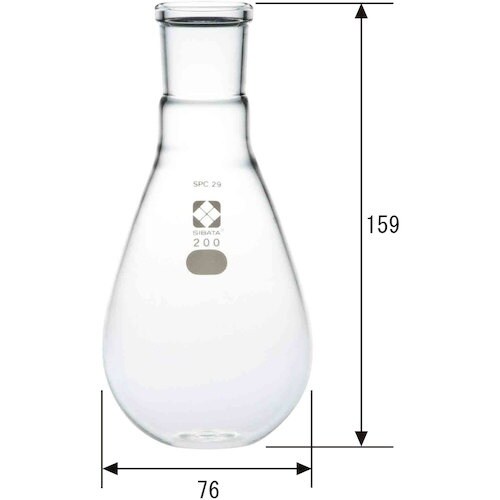 SIBATA SPC平底なす形フラスコ SPC−2