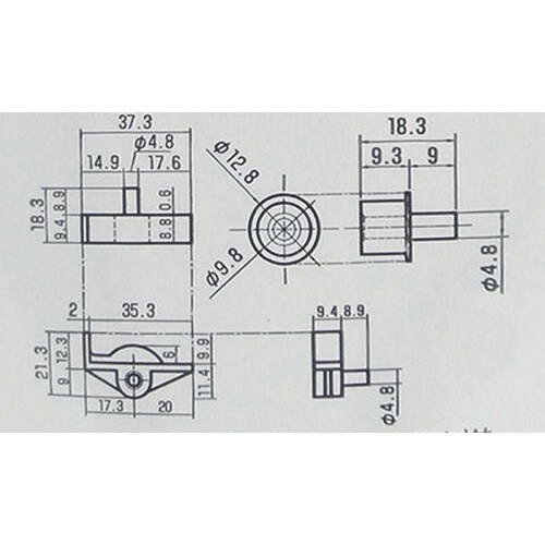 WAKI SMダボL型セット 5MMセット IF−